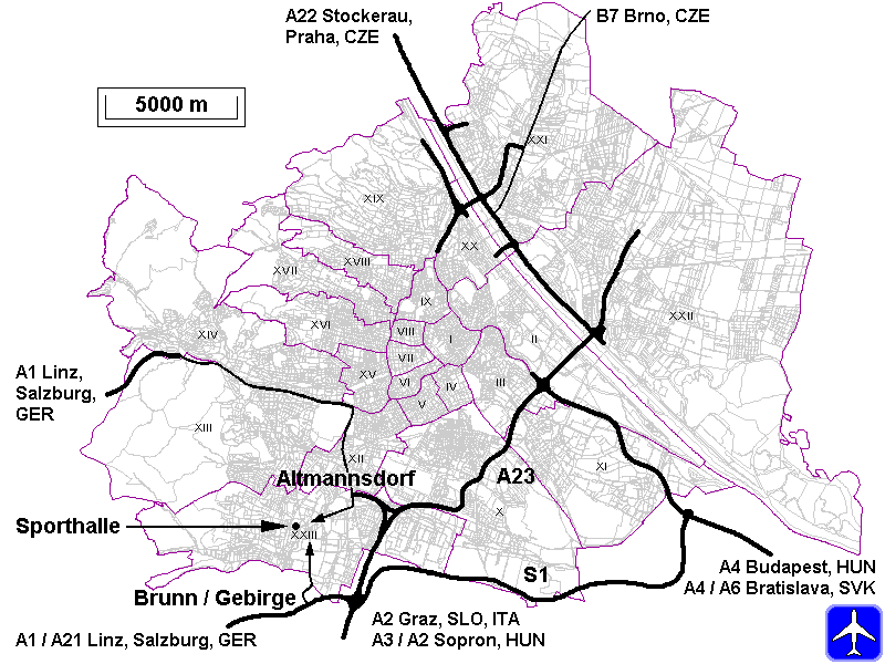 Plan von Wien Plan von Wien
